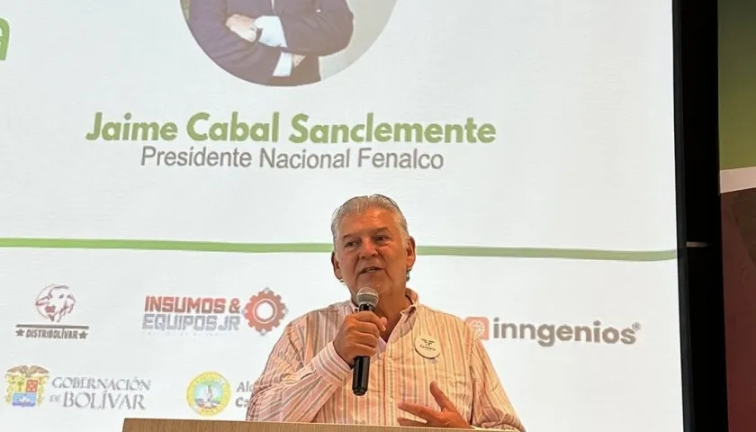 Jaime Alberto Cabal, presidente de Fenalco