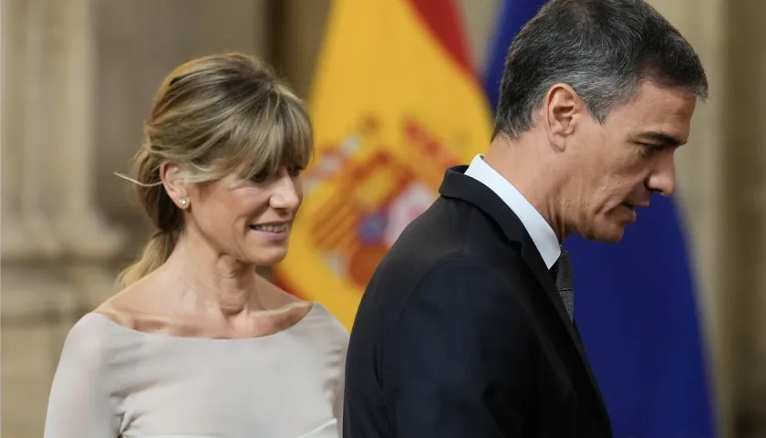 Begoña Gómez y Pedro Sánchez.