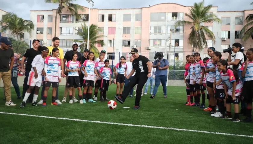 Alcalde Alejandro Char en la inauguración.