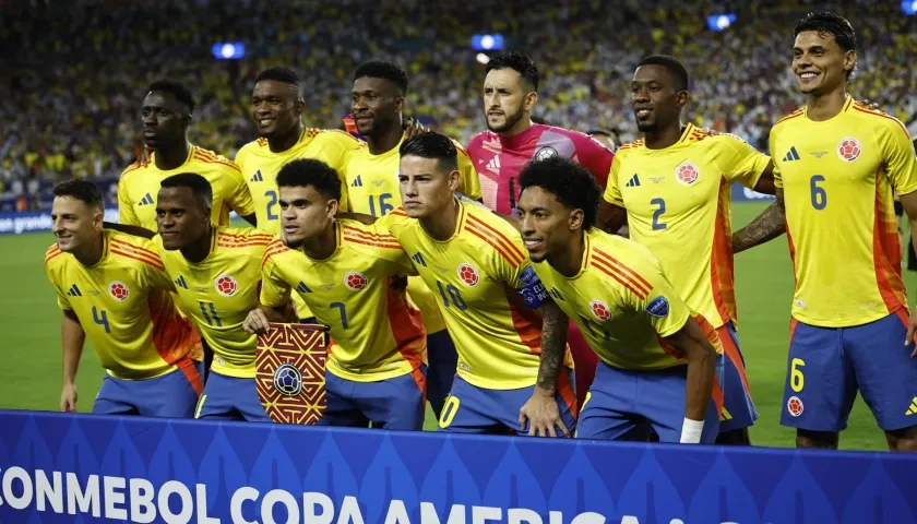 Once inicial de Colombia en la final de Copa América.