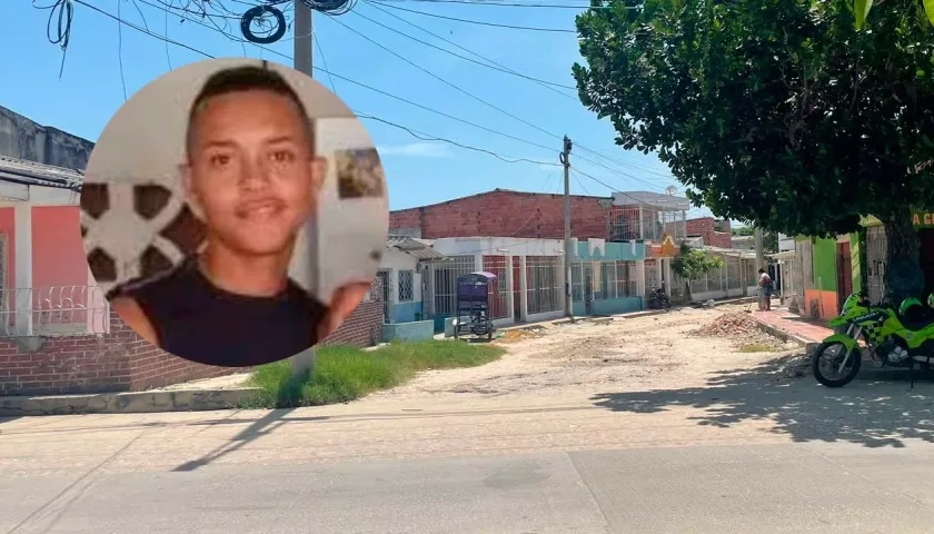 Darwin Andrés Polo Meza fue asesinado en un billar ubicado en esta cuadra. 