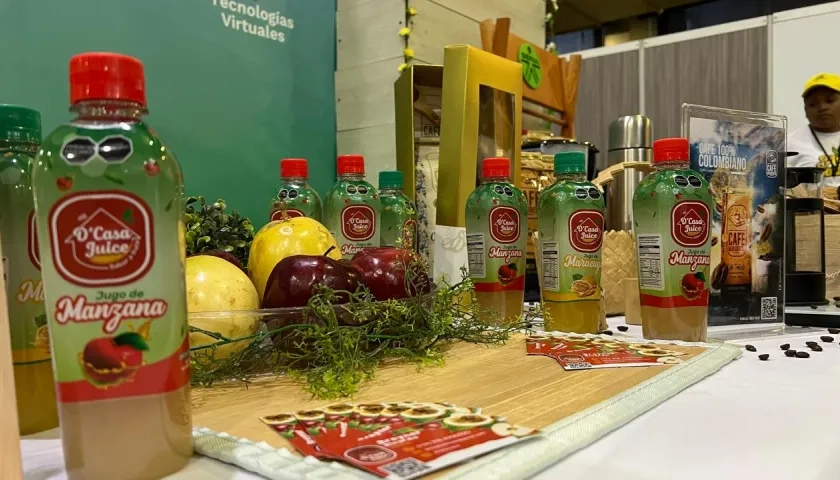 Stand de D'Casa Juice en Agroexpo Caribe 2024.