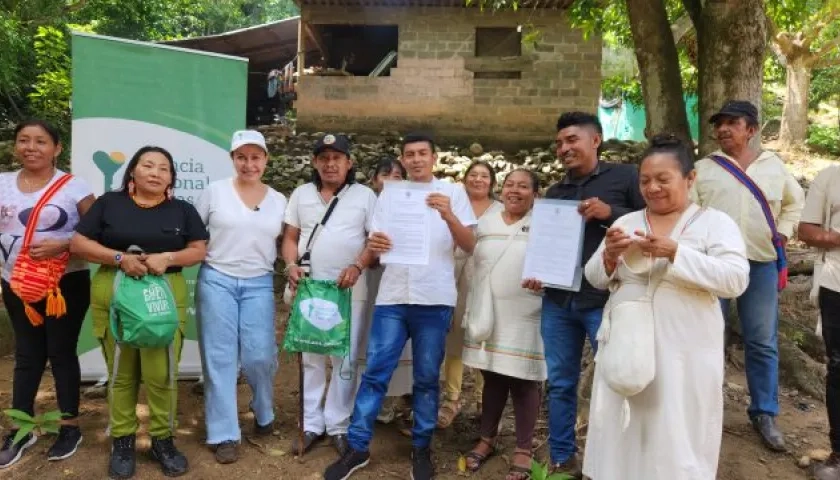 Entrega de tierras por parte de la Agencia Nacional de Tierras.