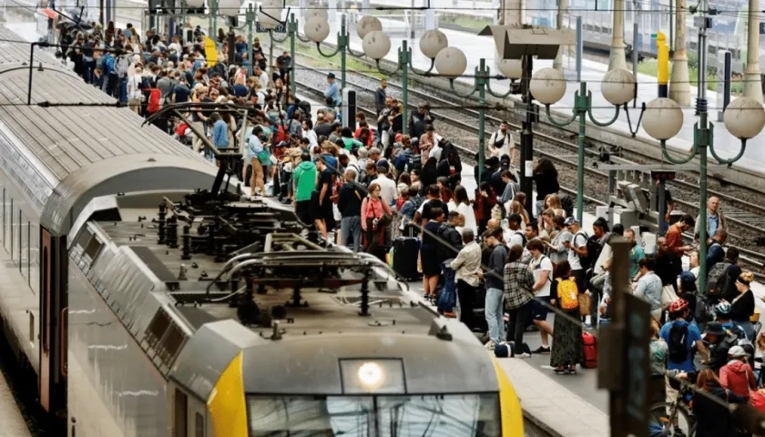 Sabotaje organizado líneas de tren de alta velocidad