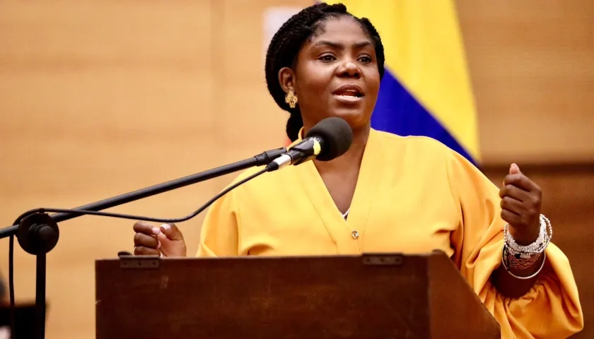 Francia Márquez, vicepresidenta de Colombia.