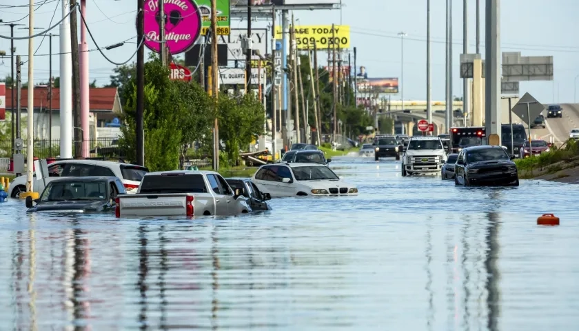 Inundaciones que ha provocado el huracán.