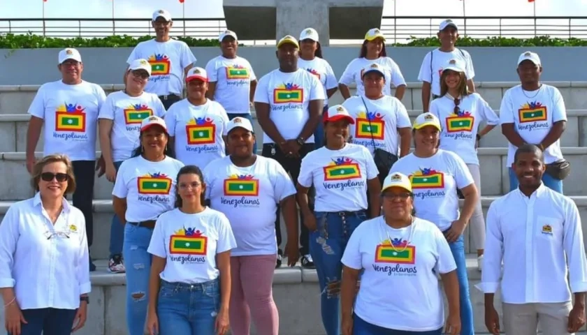 Miembros de 'Venezolanos en Barranquilla'.