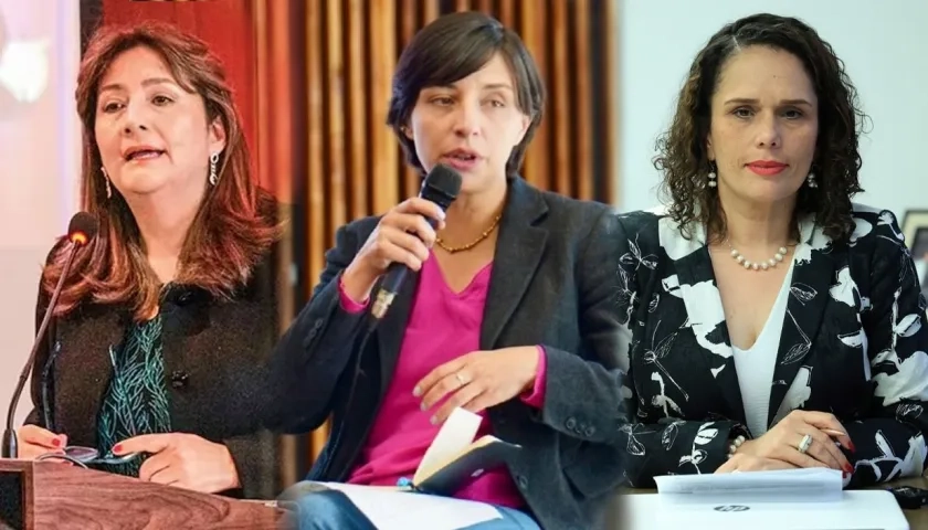 Ángela María Buitrago, Martha Carvajalino y María Constanza García