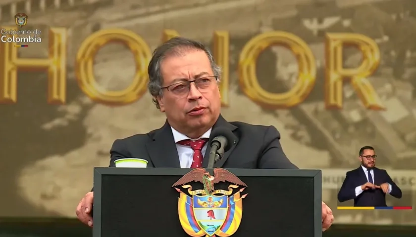 El Presidente Gustavo Petro.