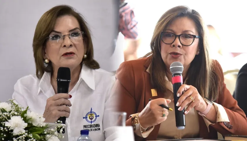 Margarita Cabello y Luz Adriana Camargo Garzón.