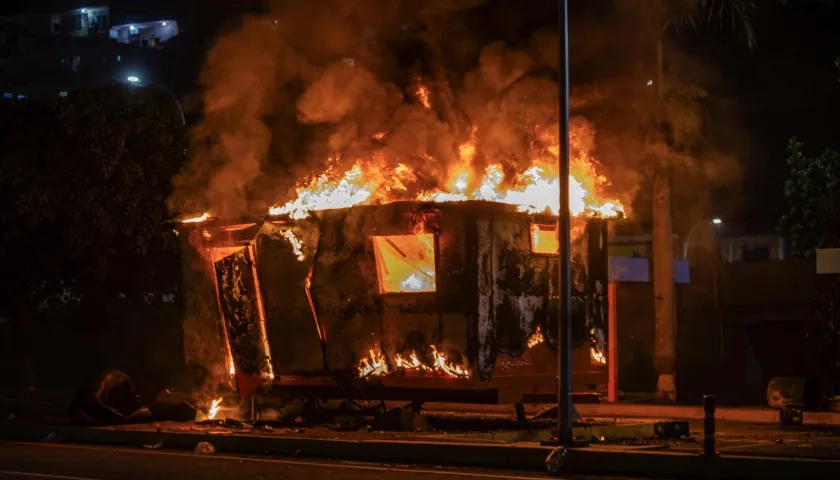 Protestas en Venezuela.