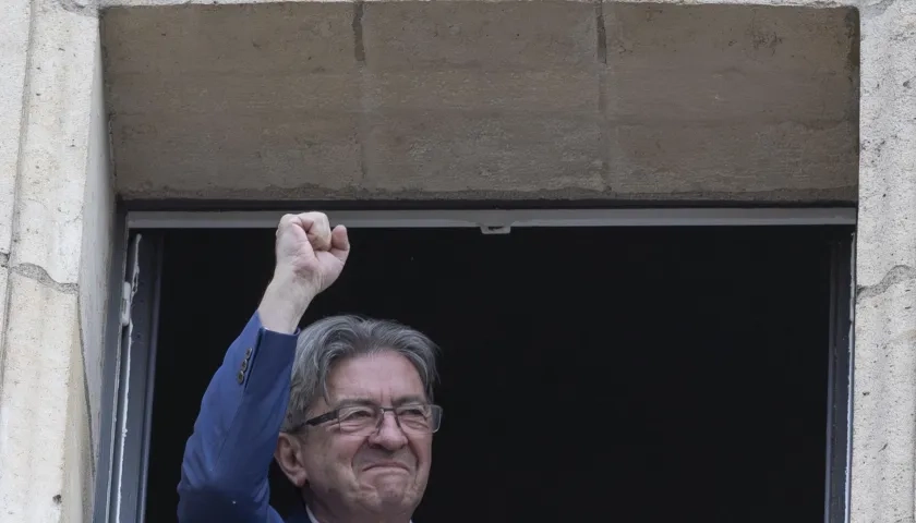 El líder de la izquierda radical francesa, Jean-Luc Mélenchon.