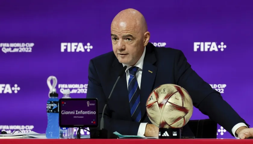 Gianni Infantino, presidente de la Fifa.