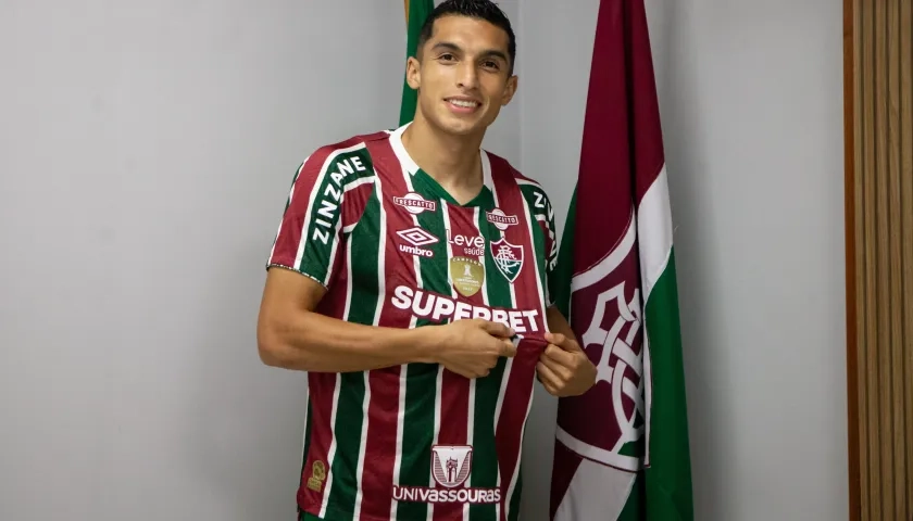 Kevin Serna será compañero en Fluminense de su compatriota Jhon Arias. 