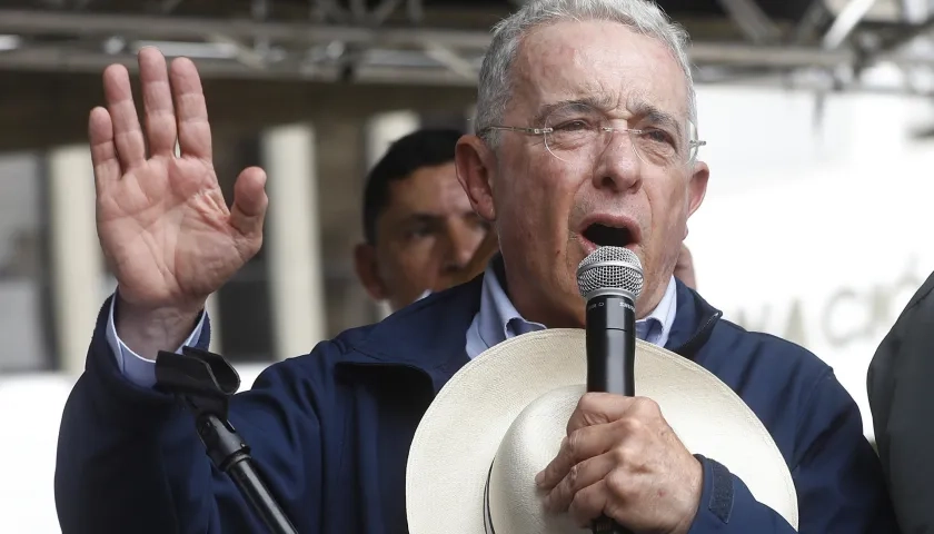 Álvaro Uribe Vélez, Presidente de Colombia entre 2002 y 2010.