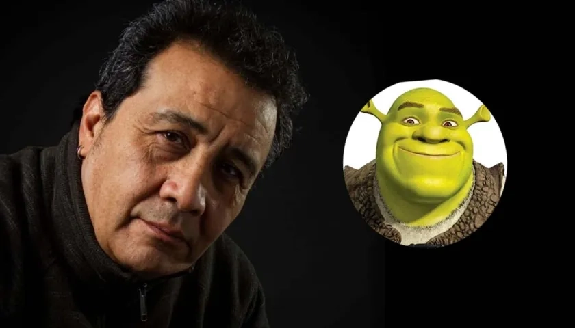 Alfonso Obregón es la voz del filme 'Shrek'. 