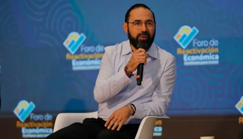 Andrés Camacho, Ministro de Minas y Energía. 