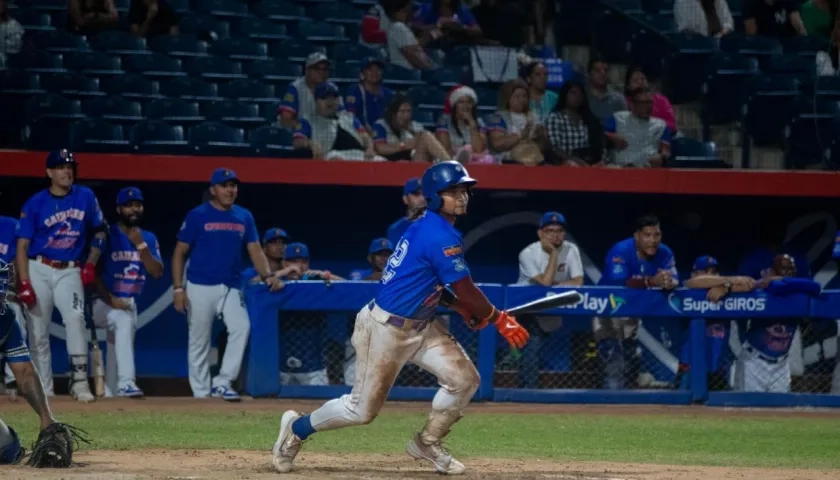 Carlos Arroyo, pelotero de la Selección Colombia de béisbol sub-23.