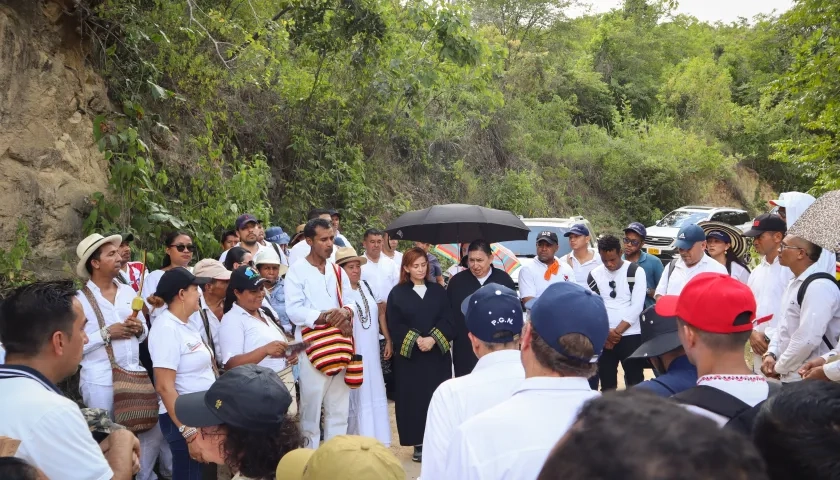 Recorrido de la JEP con la comunidad indígena en el caso Nohemí y Hermes.