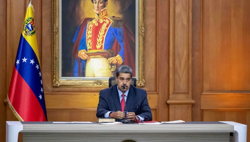 El Presidente de Venezuela, Nicolás Maduro.