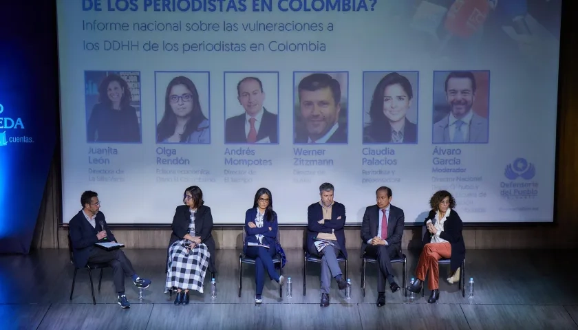 Presentación del informe sobre vulneraciones a los DDHH de los periodistas en Colombia.