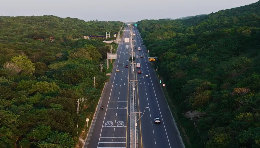 Vía Cartagena-Barranquilla.