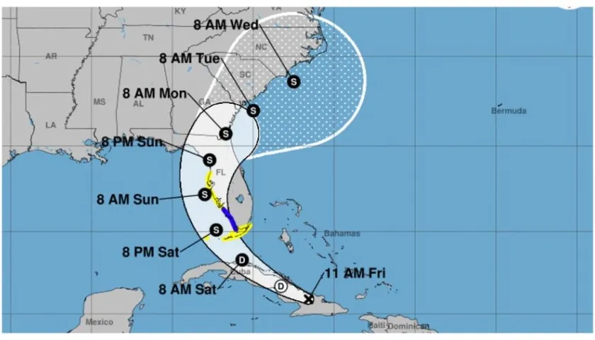 Posible tormenta tropical.