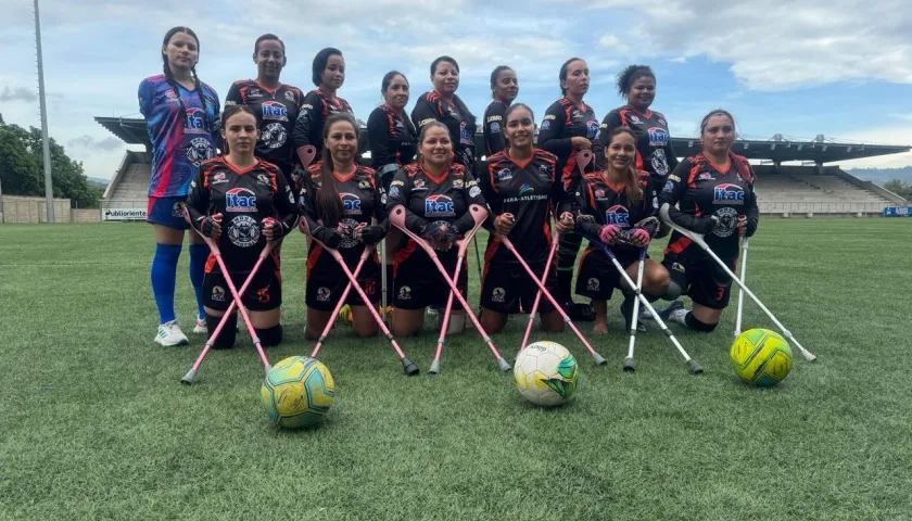 Selección Colombioa femenina de fútbol de amputadas. 