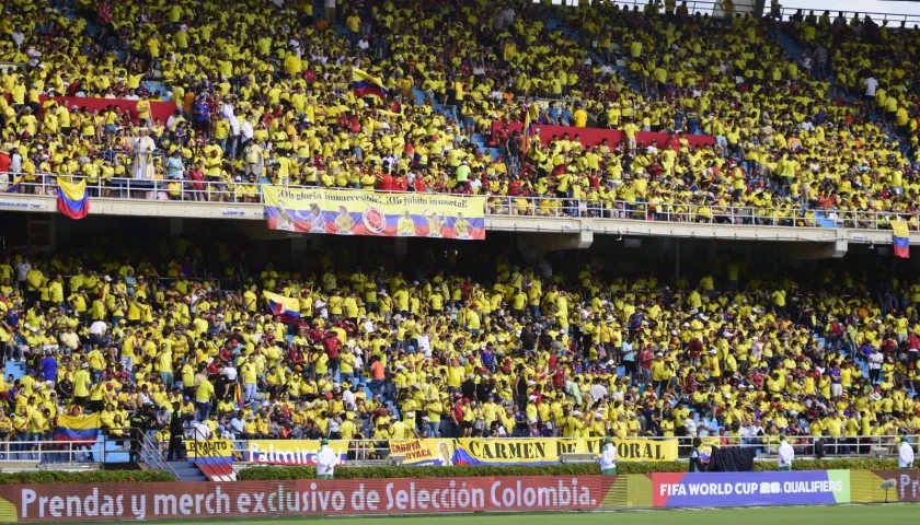 El aforo al estadio Metropolitano tendrá una reducción del 25% para el partido Colombia-Argentina.