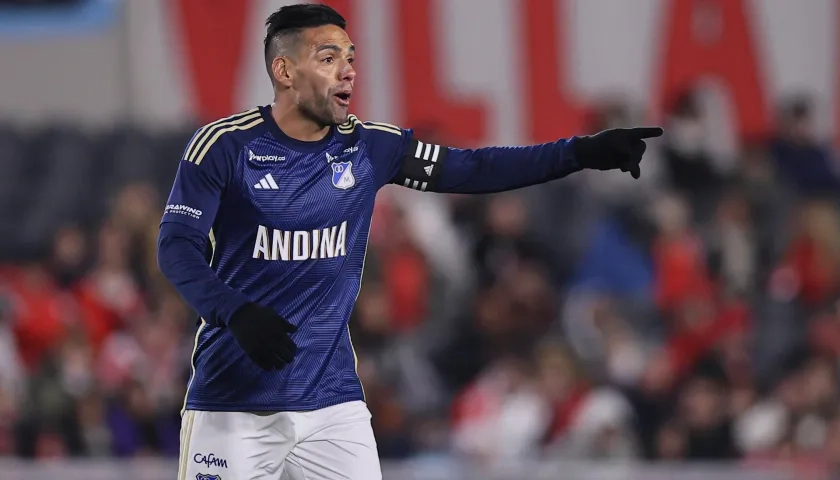 Radamel Falcao García, jugador de Millonarios.