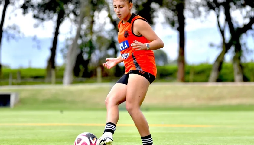 Daniela Garavito, jugadora de la Selección Colombia. 