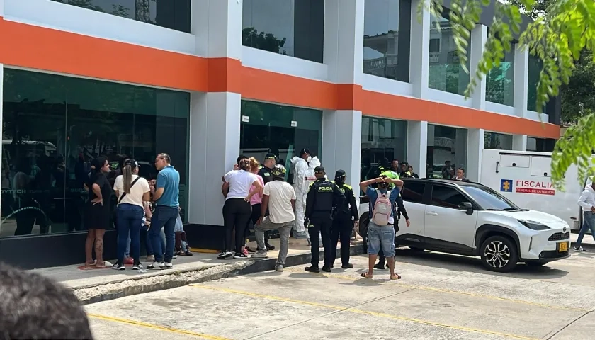 Ocurrió en la carrera 43 con calle 61. 