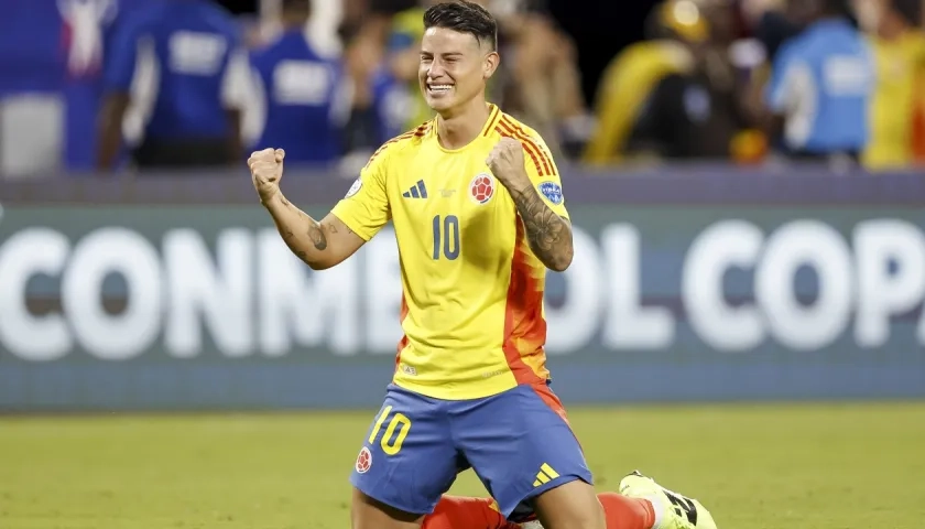 James Rodríguez fue escogido como el mejor jugador de la pasada Copa América.