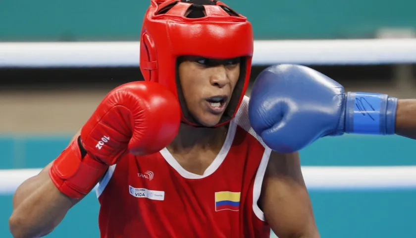 Valeria Arboleda, boxeadora colombiana. 