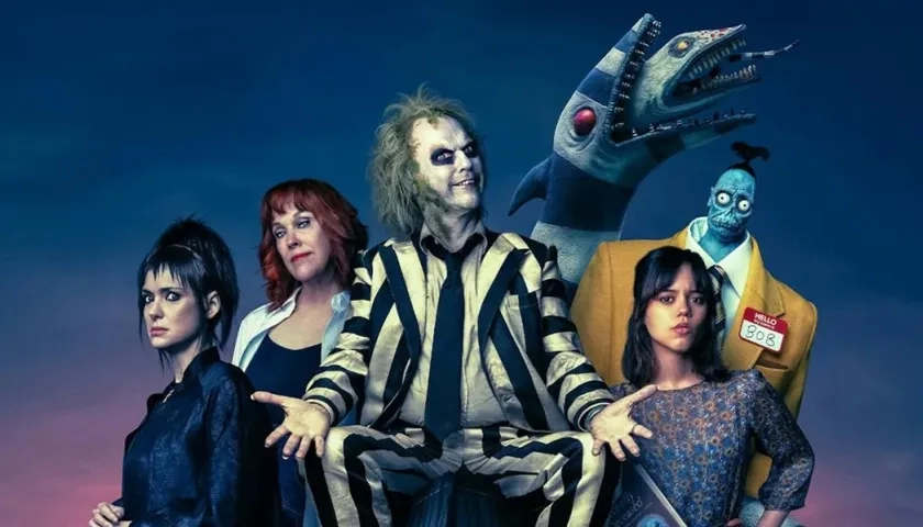 ‘Beetlejuice Beetlejuice’, una película llena de comedia, terror y fantasía.