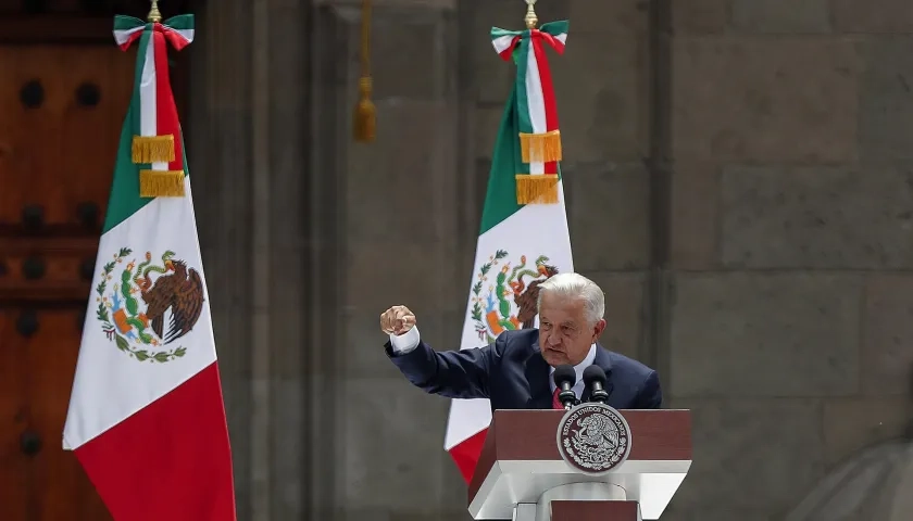  Andrés Manuel López Obrador, presidente de México. 