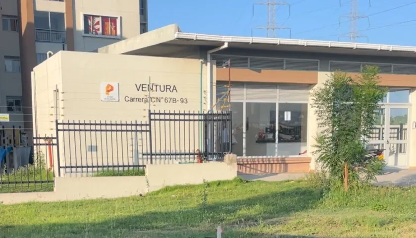 Conjunto residencial Ventura, donde se registró el doble homicidio. 