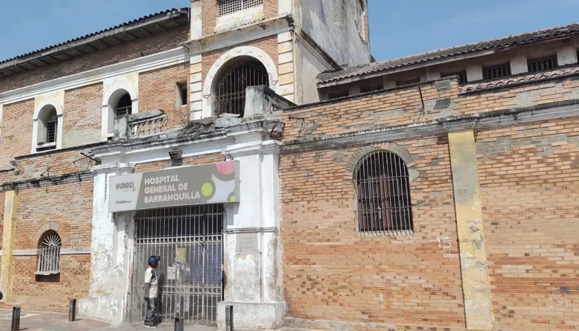 Hospital General de Barranquilla, a donde fueron llevadas las víctimas. 