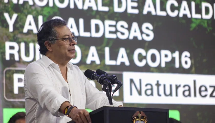 El Presidente Gustavo Petro.