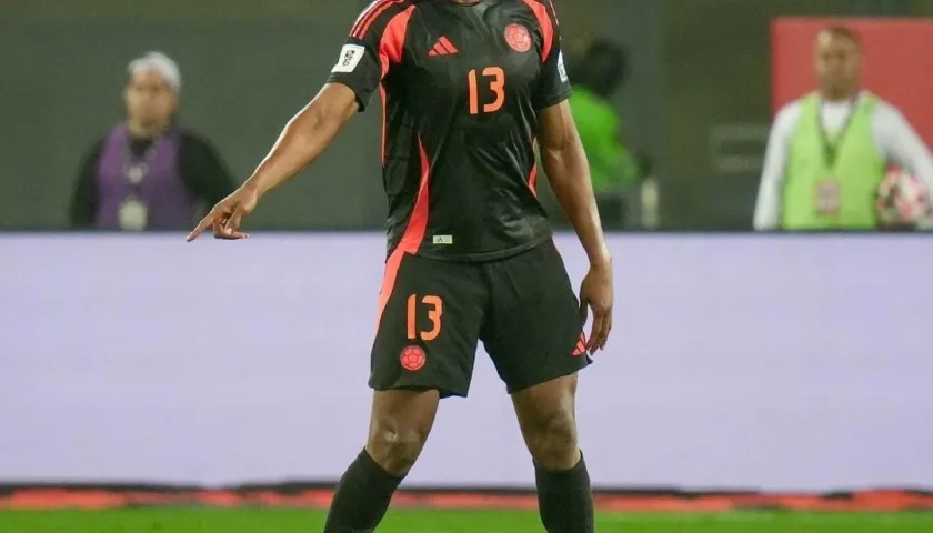 Yerry Mina, defensa de la Selección Colombia.