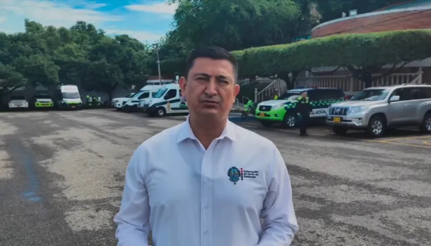 George Quintero, Secretario de Seguridad y Convivencia Ciudadana de Norte de Santander.