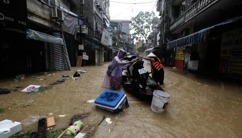 Inundaciones en Vietnam.