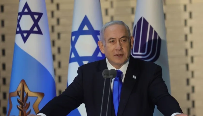 El primer ministro de Israel, Benjamín Netanyahu. 