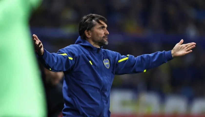 Diego Martínez, técnico saliente de Boca Juniors. 