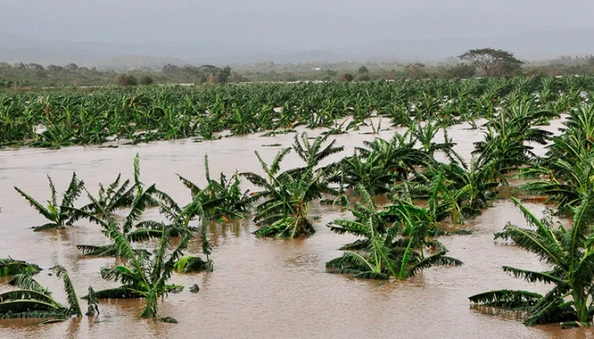 Inundación en Haití por fenómeno de 'La Niña'.