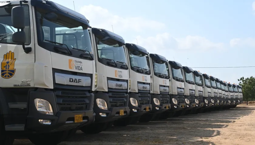 Los carrotanques en La Guajira.