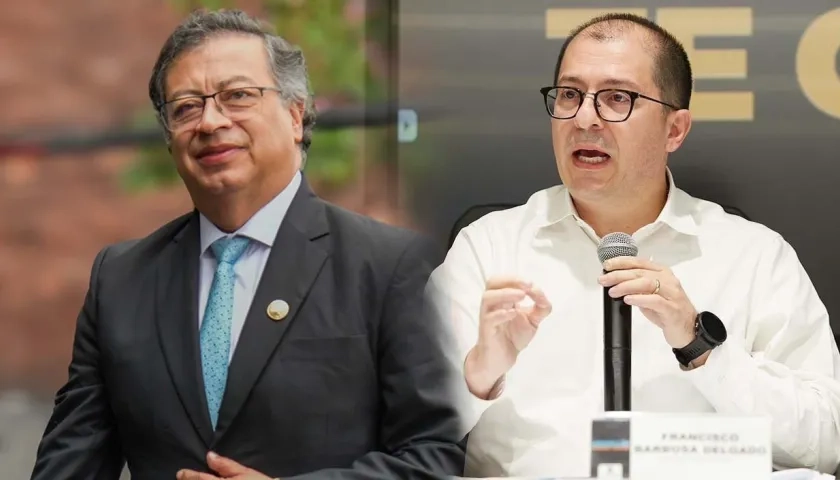 Gustavo Petro y Francisco Barbosa.