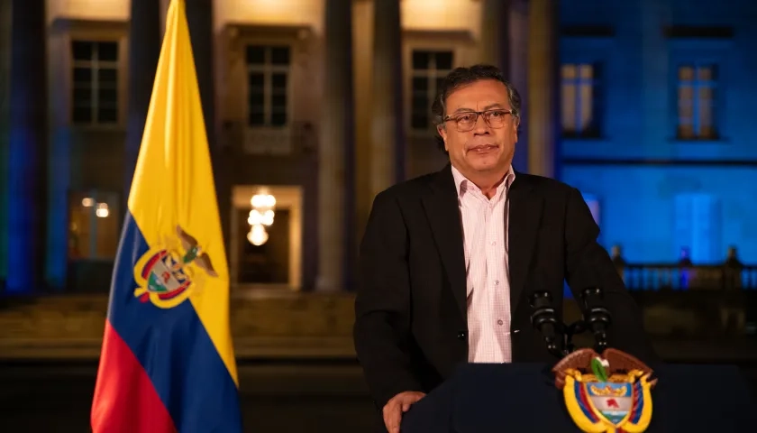 El Presidente Gustavo Petro.