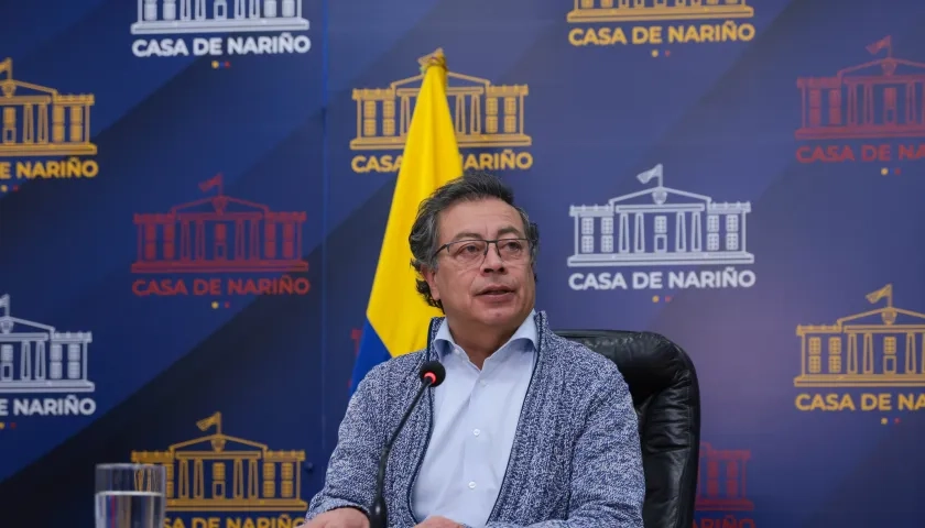 El Presidente Gustavo Petro.