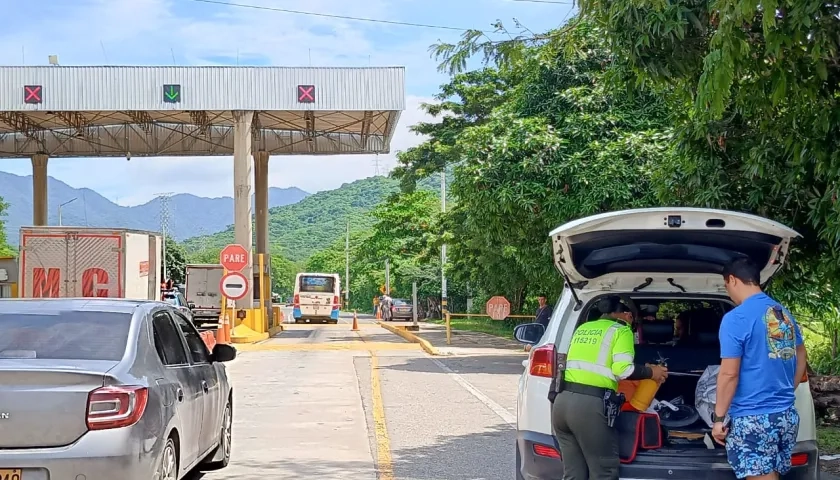 Operativo de control en las vías del país.